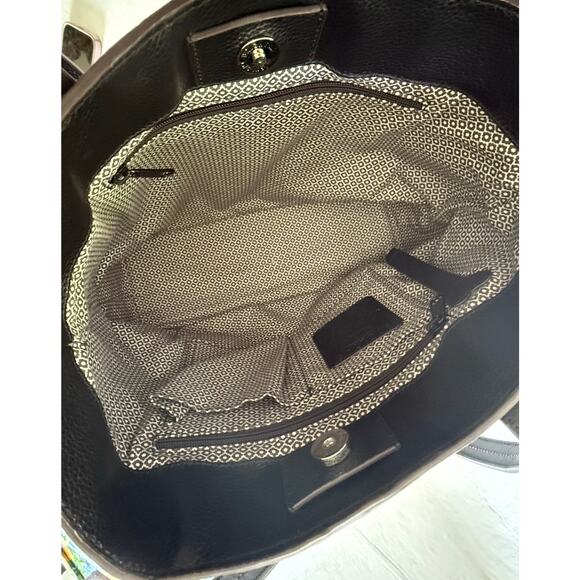 Brighton‎ Leather Interlock Tara Tote in Black - Picture 7 of 12